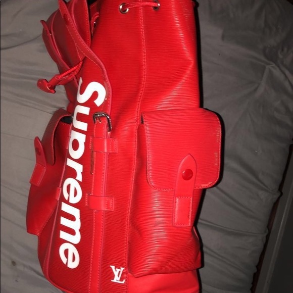 supreme LV red backpack limited edition - Picture 4 of 7